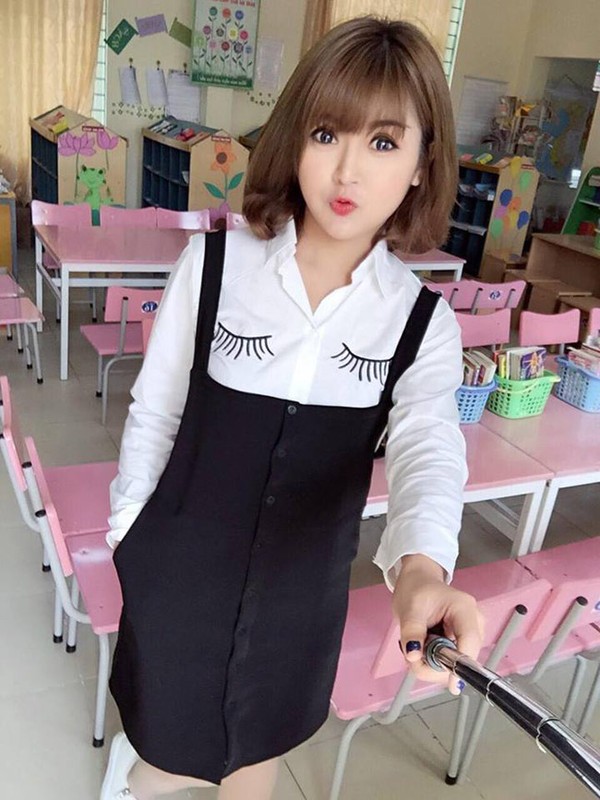 Ngat ngay nhan sac co giao tieu hoc xinh nhu bup be-Hinh-7