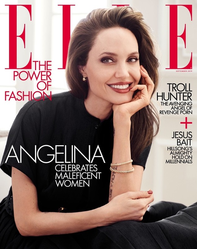 Angelina Jolie 44 tuoi dep rang ngoi voi than thai me hoac