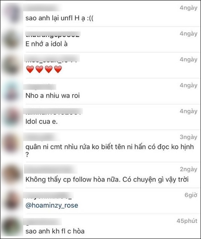 Cong Phuong bo theo doi Hoa Minzy tren Instagram-Hinh-3