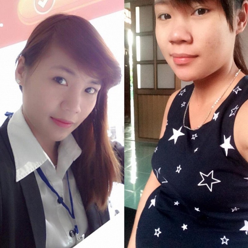 Thieu nu xinh dep xuong sac khong nhan ra khi mang bau-Hinh-3