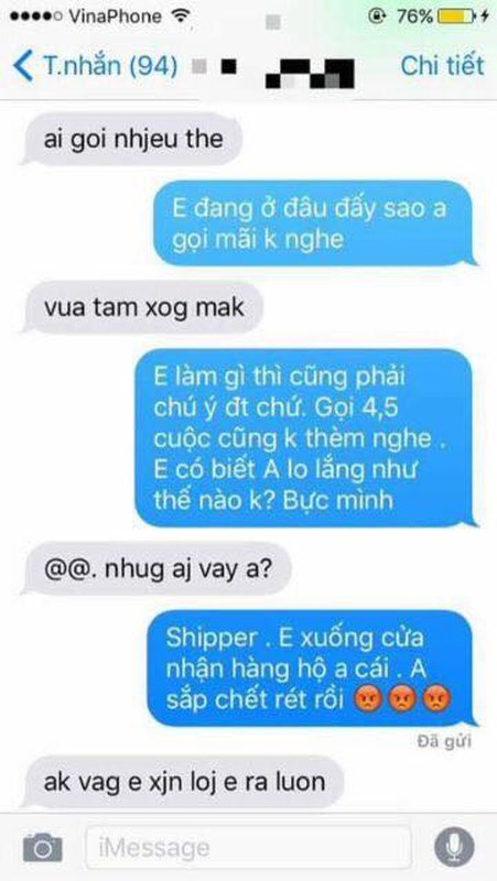 Do khoc do cuoi doc tin nhan giua shipper va khach hang-Hinh-2