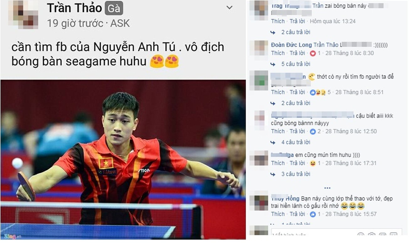 Hot boy bong ban vo dich SEA Games 29 duoc &quot;san lung&quot;