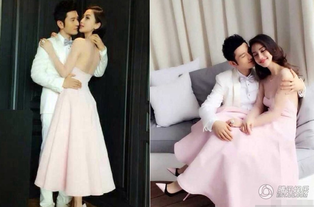 Ngam anh cuoi tuyet dep cua Angelababy va Huynh Hieu Minh