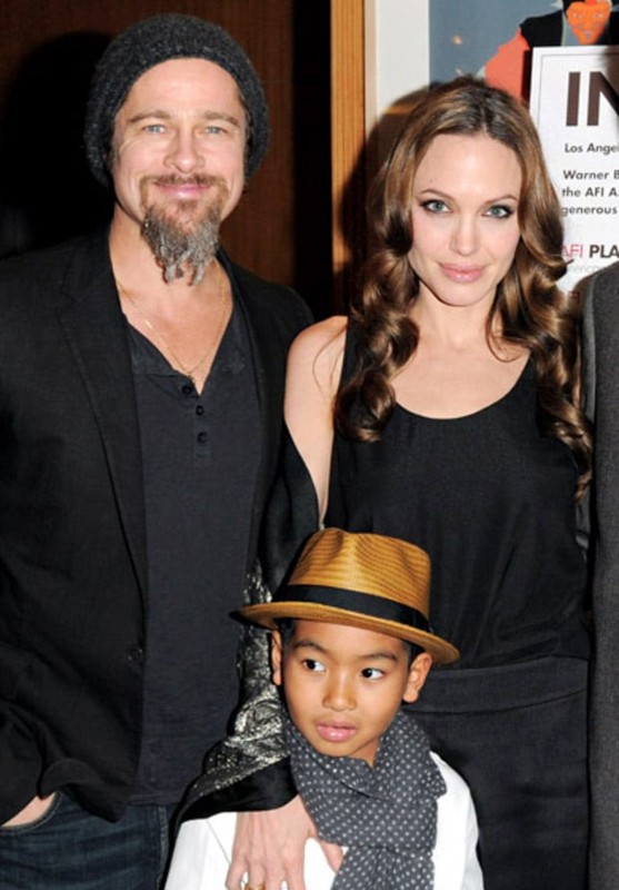 Khoanh khac dang nho cua Brad Pitt Angelina Jolie trong 12 nam-Hinh-8