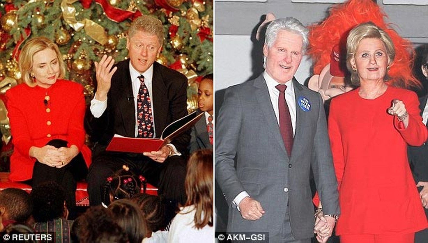 Katy Perry bien thanh ba Hillary Clinton di du tiec Halloween-Hinh-3