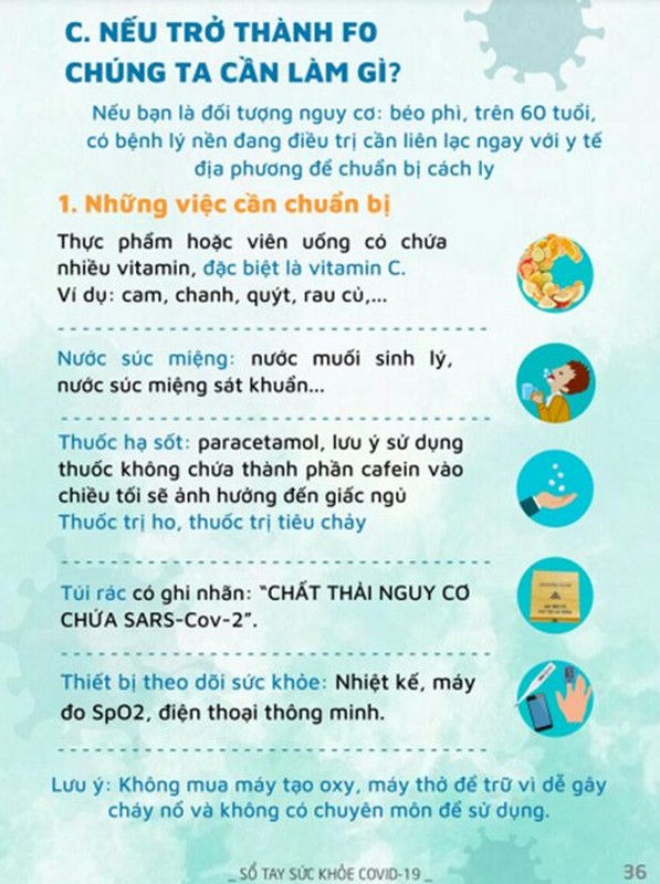 Neu tro thanh F0, chung ta can lam gi?