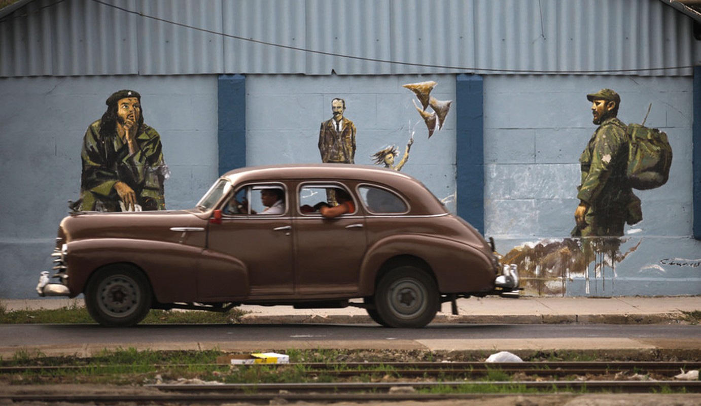 Hinh anh lanh tu Fidel Castro trong nhung buc ve graffiti-Hinh-3