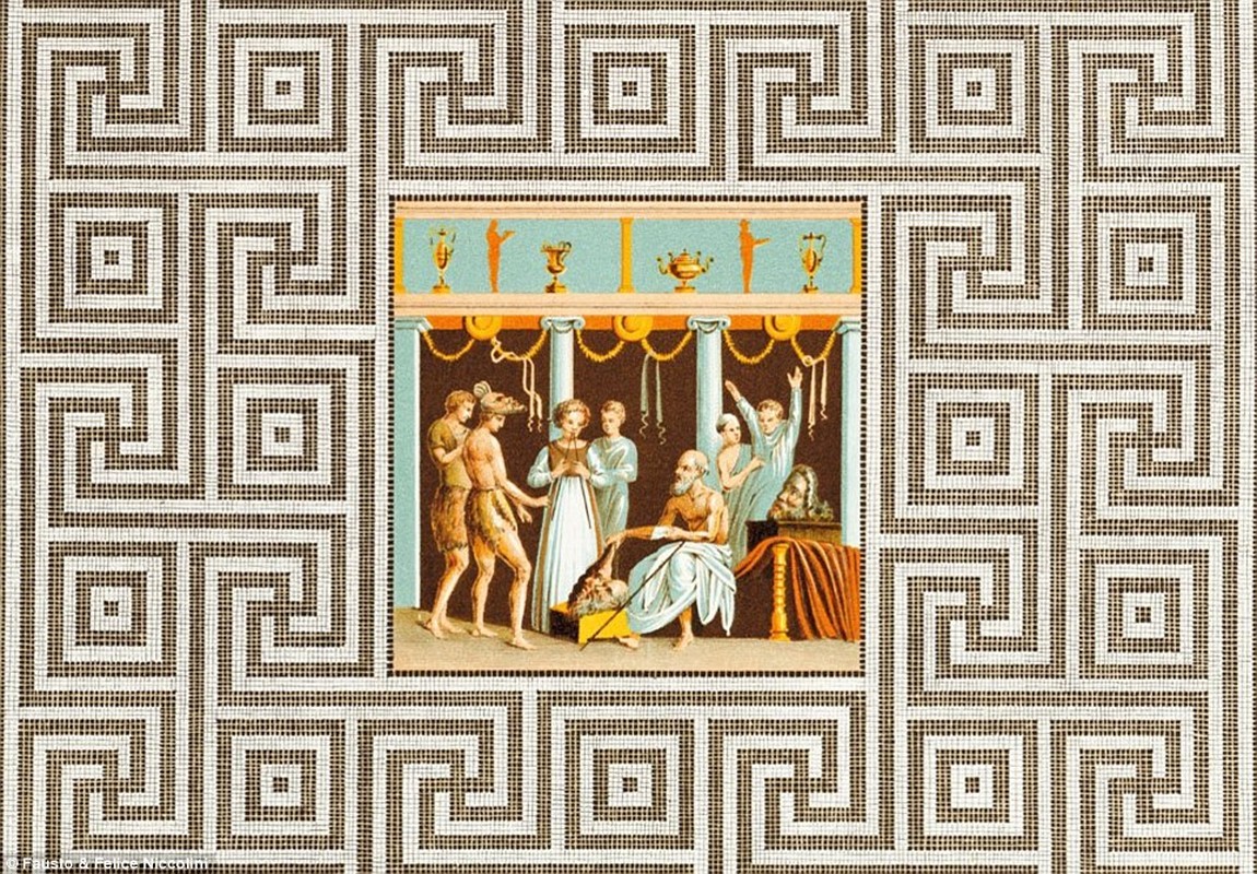 Tranh ve thanh pho Pompeii truoc khi bi nui lua chon vui-Hinh-2