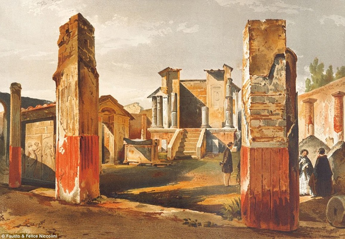 Tranh ve thanh pho Pompeii truoc khi bi nui lua chon vui-Hinh-3