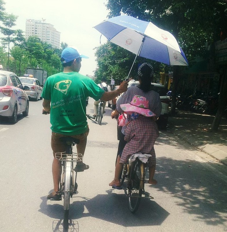 Nhung hinh anh hai huoc trong dot nang nong ky luc o mien Bac