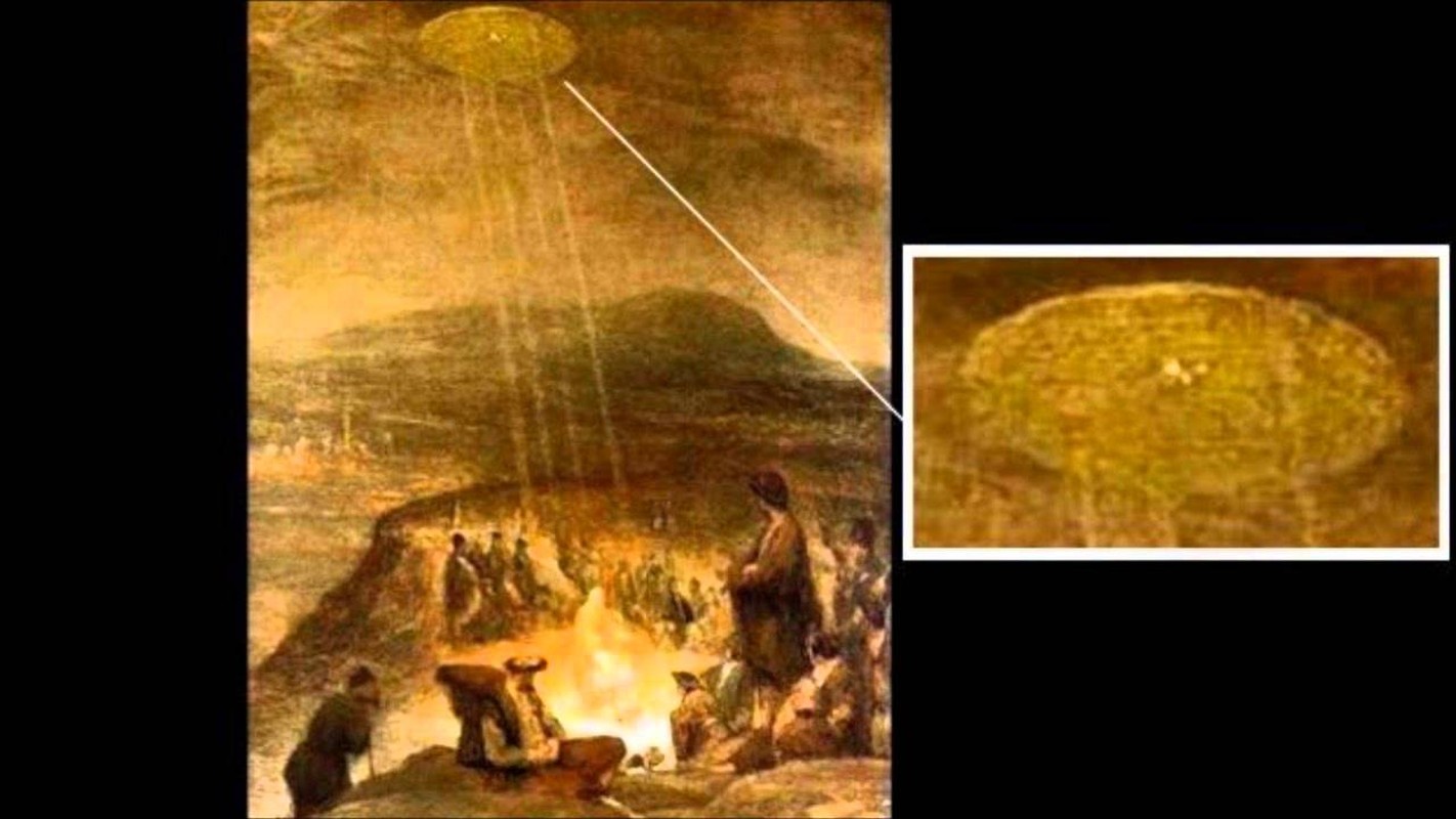 Giat minh dau vet UFO bat ngo xuat hien trong tranh ve xua-Hinh-9