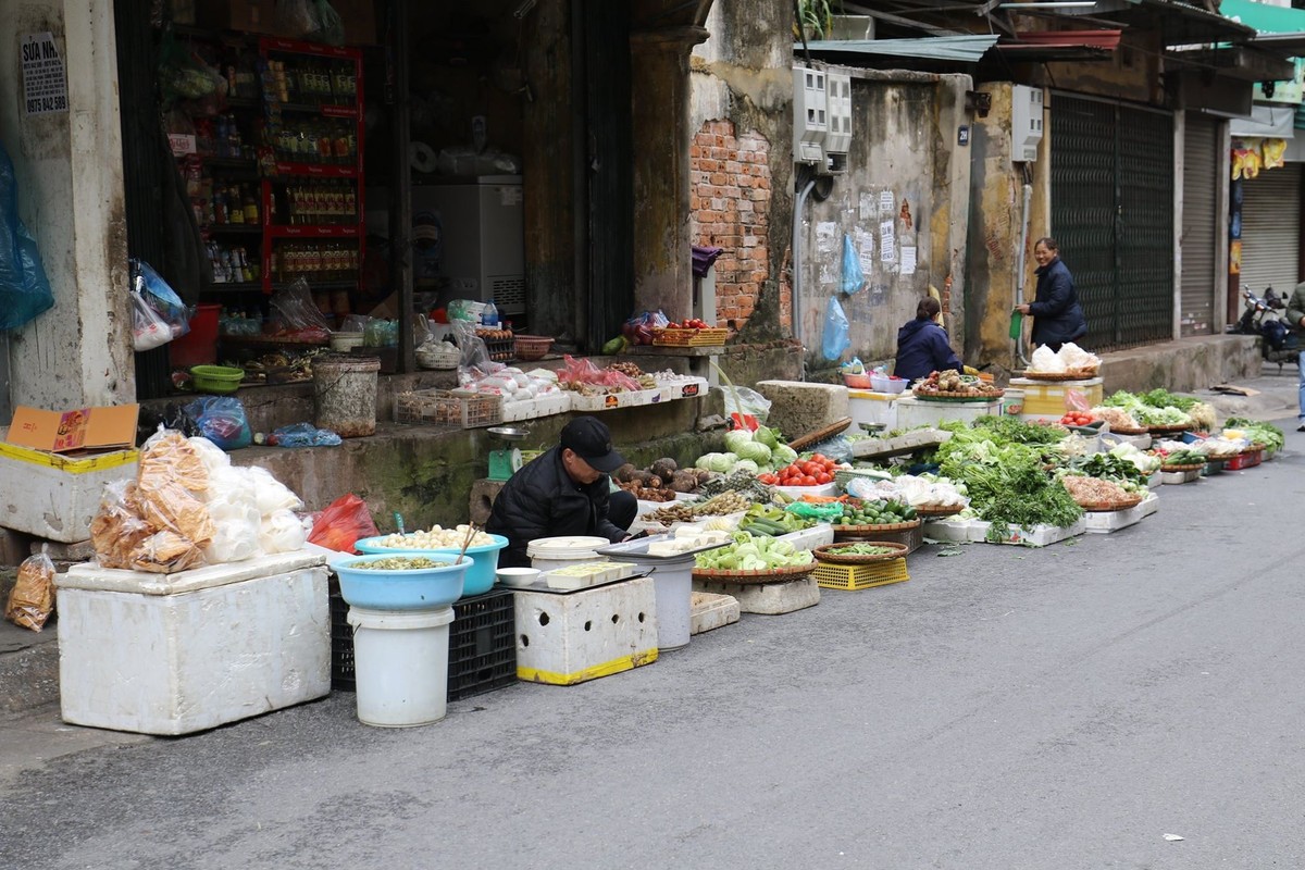 Ha Noi: Tieu thuong mo hang som, cho dau nam du mon ngon, chi... vang khach mua-Hinh-6