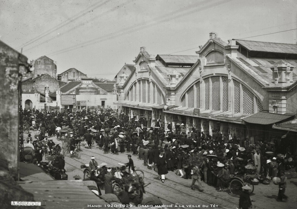 Chum anh de doi ve Tet Nguyen dan Bac Bo nhung nam 1920