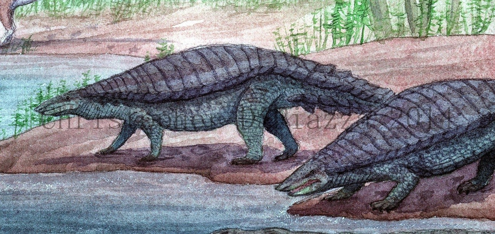 View - 	Lộ diện quái thú đầu đại bàng mình cá sấu 218 triệu tuổi 