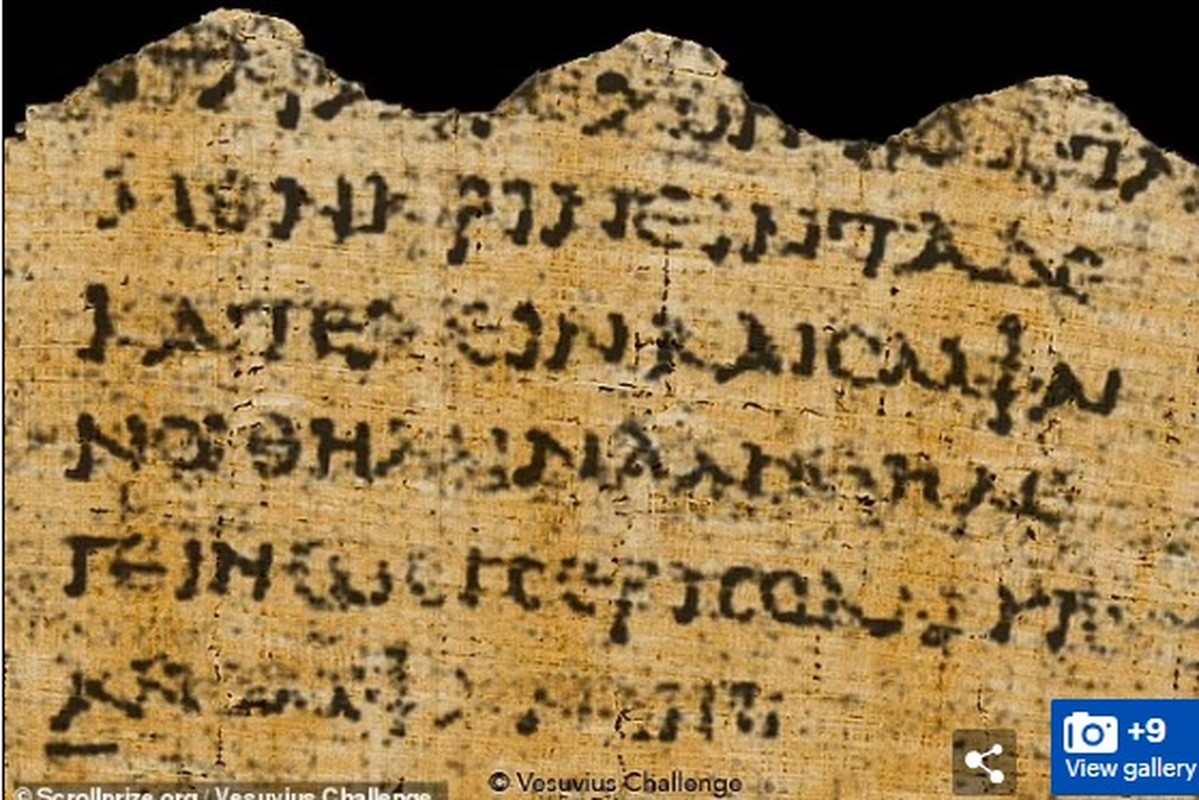 View - 	Dùng AI đọc chữ trên giấy cói 2000 tuổi rùng mình kết quả 