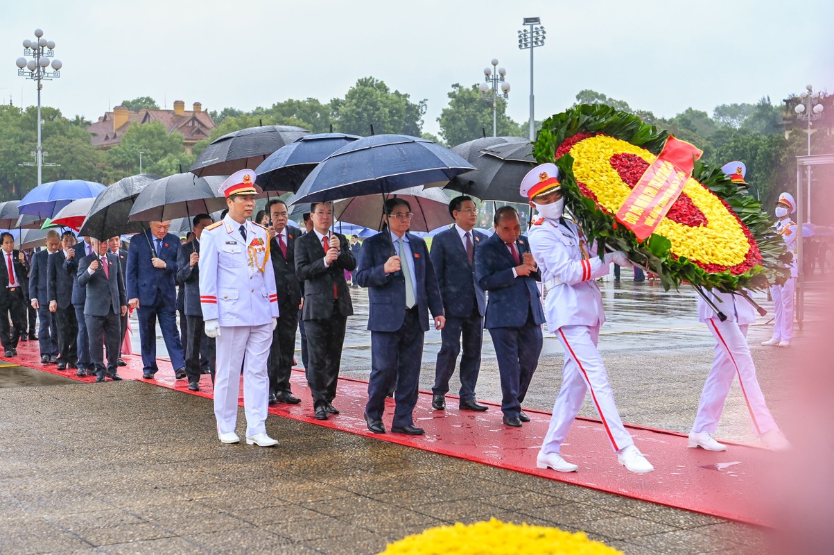 Lanh dao Dang, Nha nuoc va cac DBQH vieng Lang Chu tich Ho Chi Minh-Hinh-4