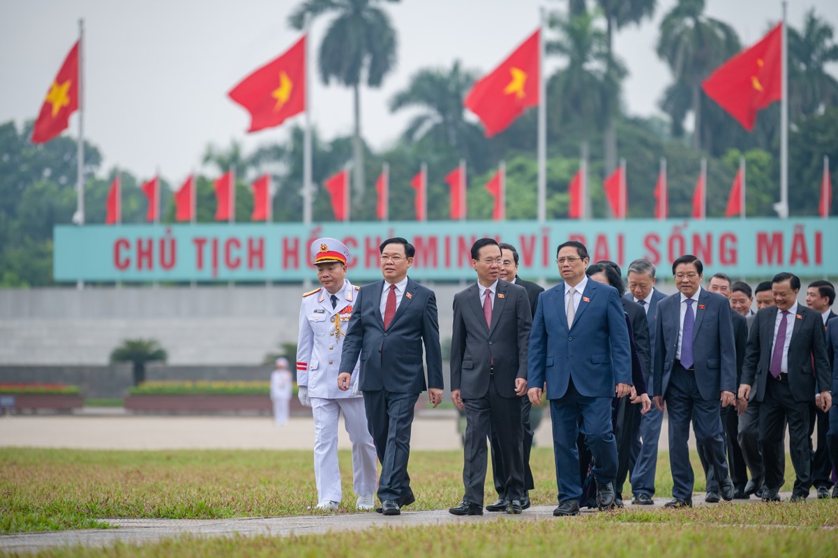 Lanh dao Dang, Nha nuoc, dai bieu Quoc hoi vieng Chu tich Ho Chi Minh-Hinh-5