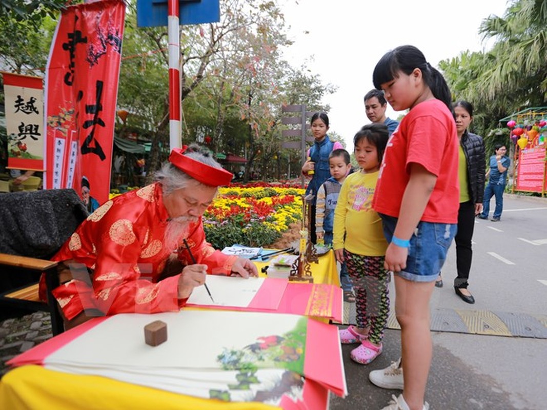 Can canh le hoi hoa xuan lon nhat Tet 2017 o Ha Noi-Hinh-12