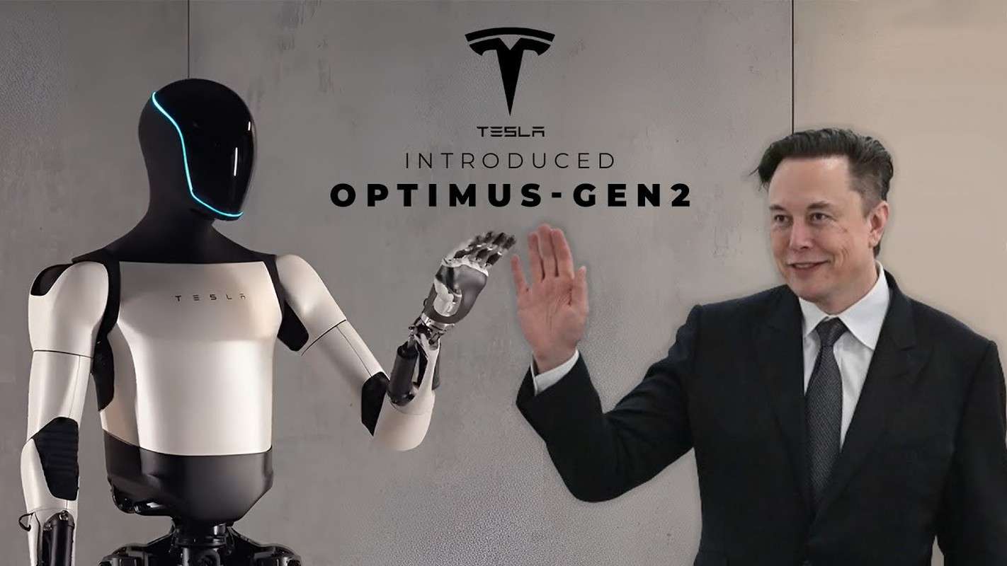 Tesla cho thay kha nang ba dao cua robot hinh nguoi Optimus