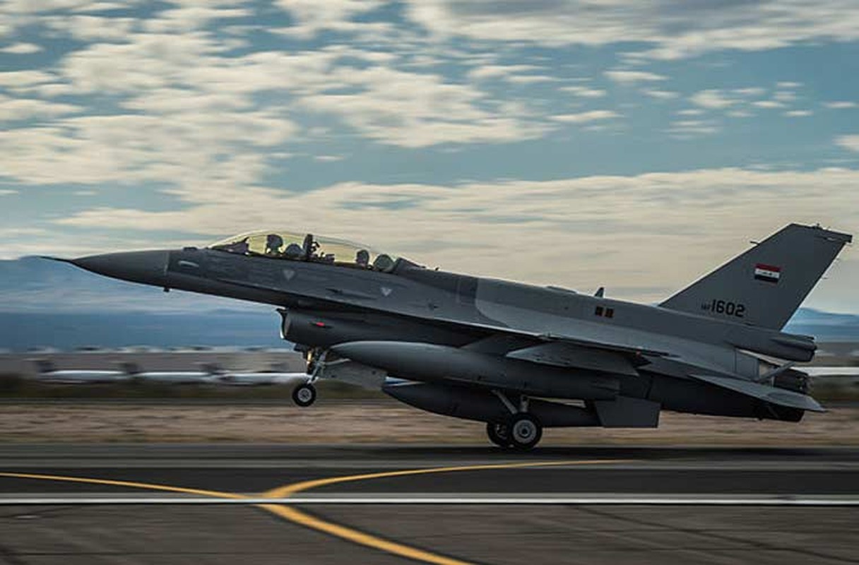 Tiem kich F-16IQ da ve toi Iraq, tham chien chong IS-Hinh-2