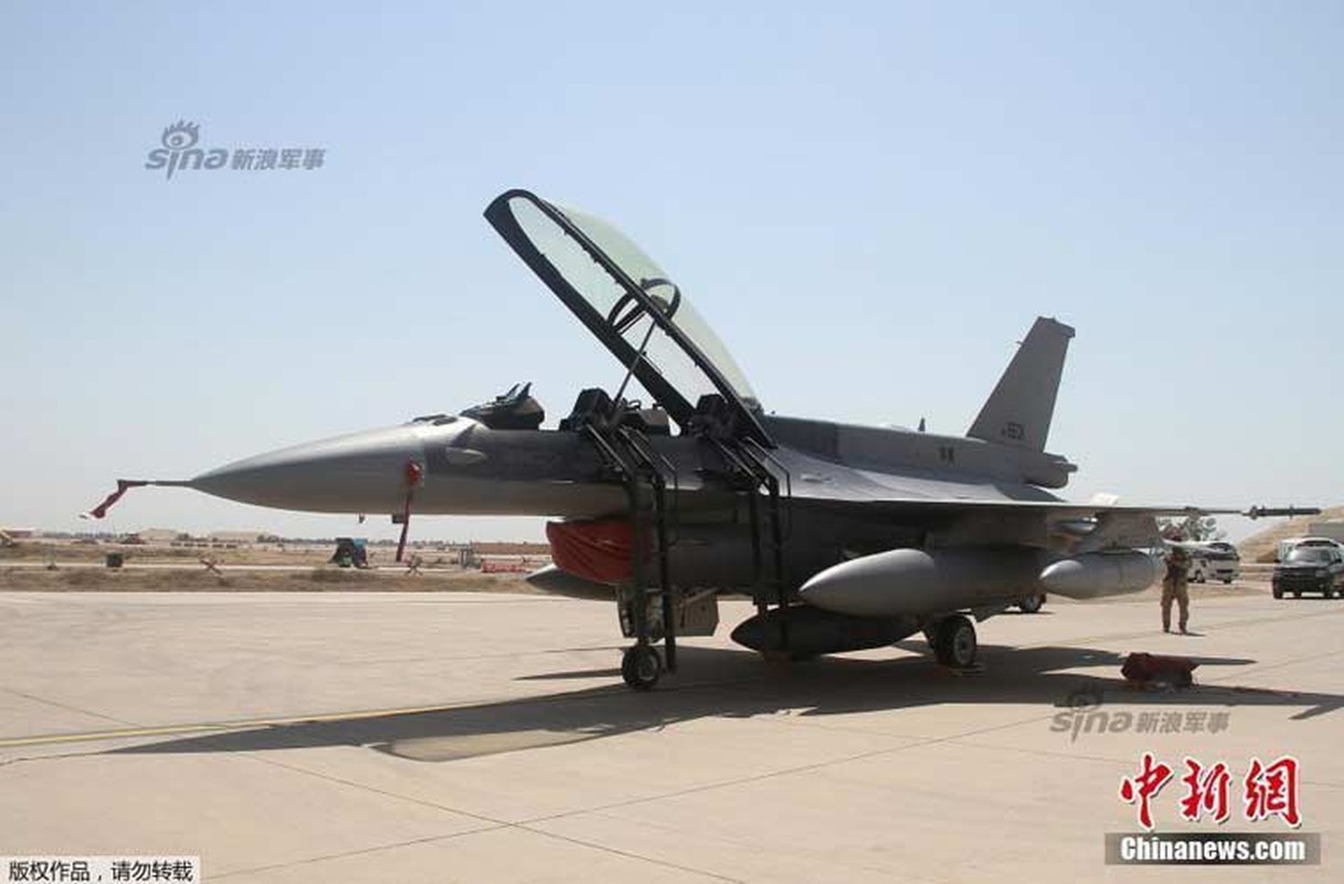 Tiem kich F-16IQ da ve toi Iraq, tham chien chong IS-Hinh-5