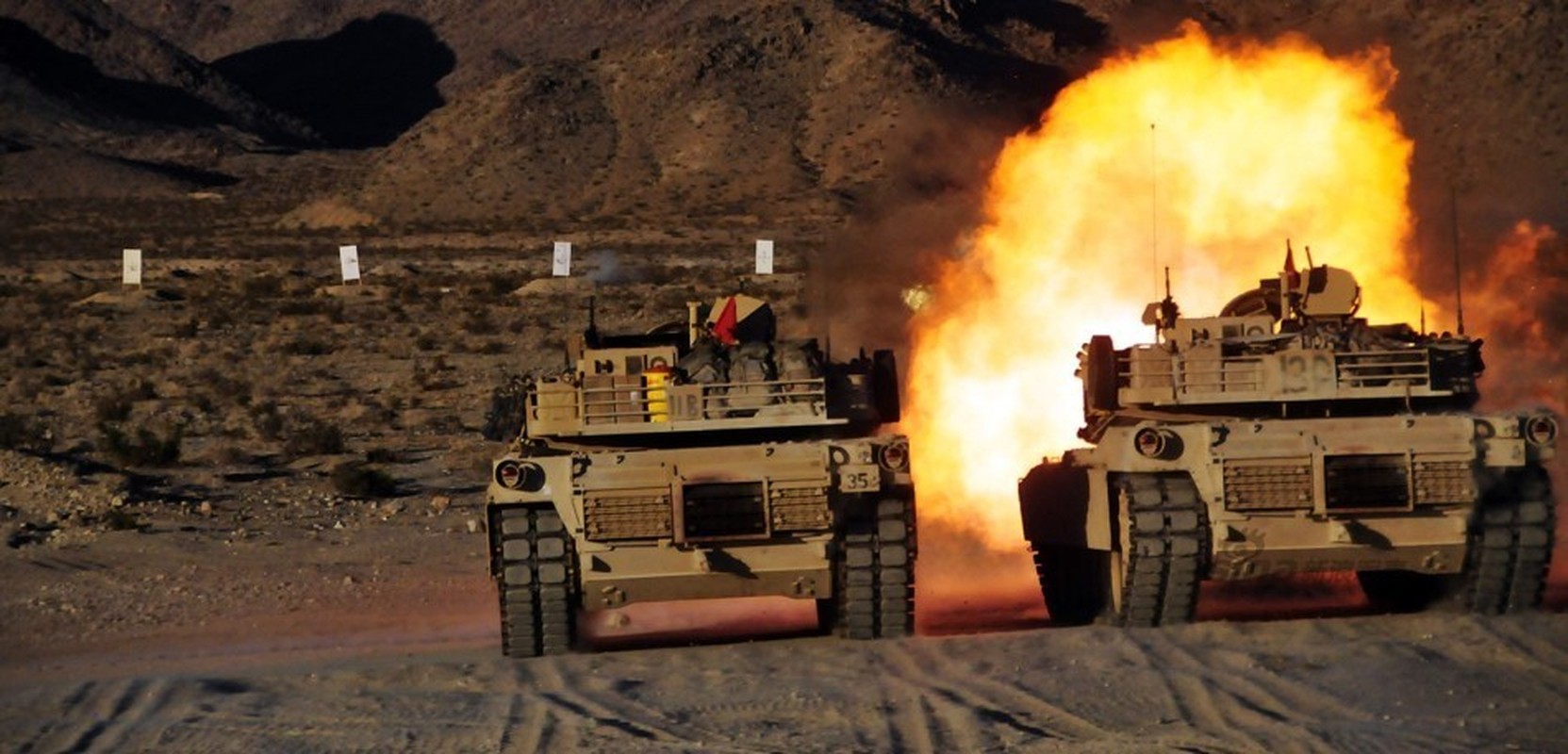 Khoanh khac uy dung xe tang M1A1 Abrams My khai hoa-Hinh-9