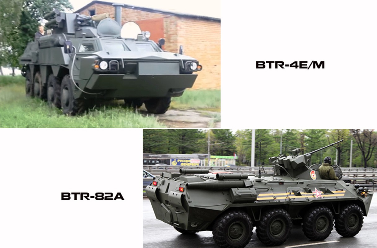 BTR-4E/M Ukraine se “lam co” BTR-82A Nga neu doi dau?