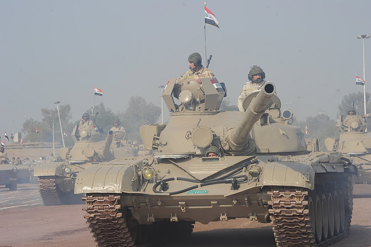 Xe tang T-72M1 xung tran danh phien quan IS o Mosul-Hinh-5