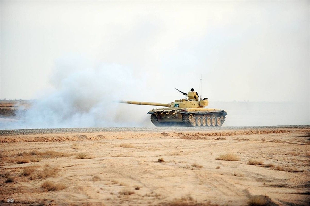 Xe tang T-72M1 xung tran danh phien quan IS o Mosul-Hinh-8