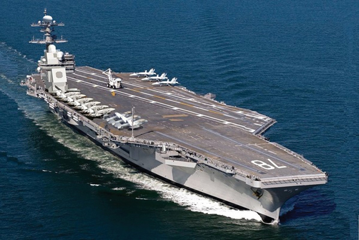 Su that “soc” ve sieu tau san bay USS Gerald R.Ford