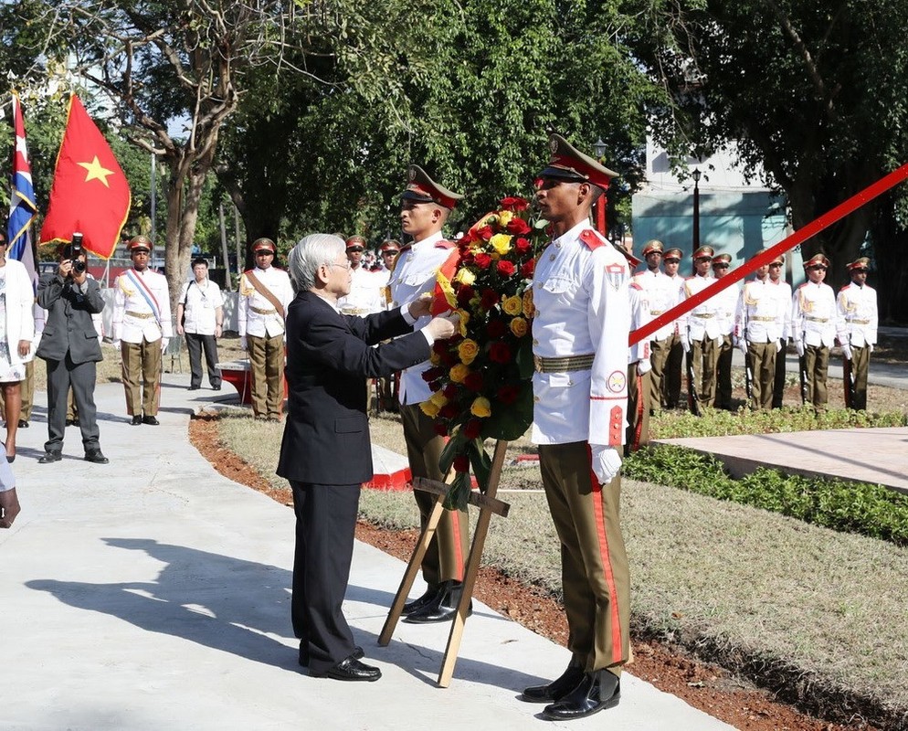 Hinh anh chuyen tham Cuba cua Tong Bi thu Nguyen Phu Trong-Hinh-2