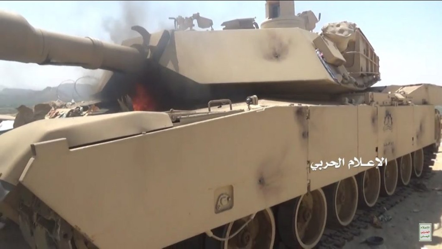 Phien quan Houthi tung don bi an, sieu tang M1A2S Abrams tan tanh-Hinh-2
