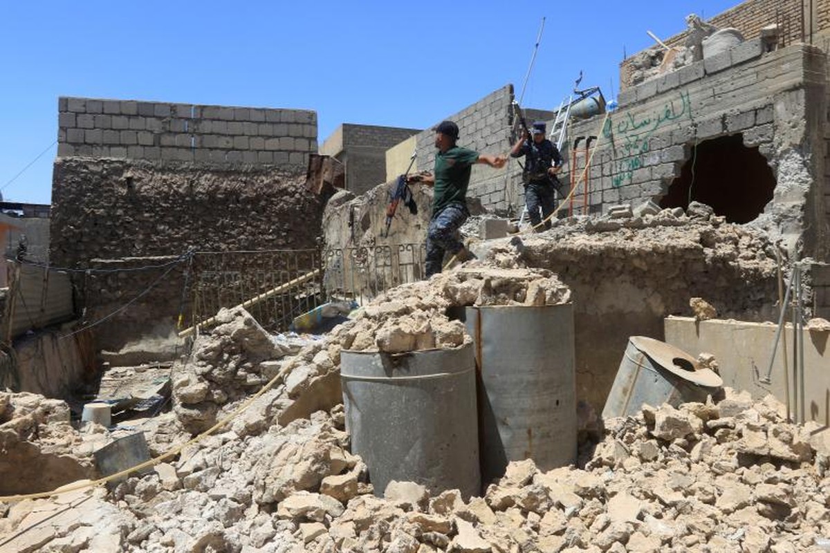 Chum anh luc luong an ninh Iraq tren chien tuyen Tay Mosul-Hinh-14