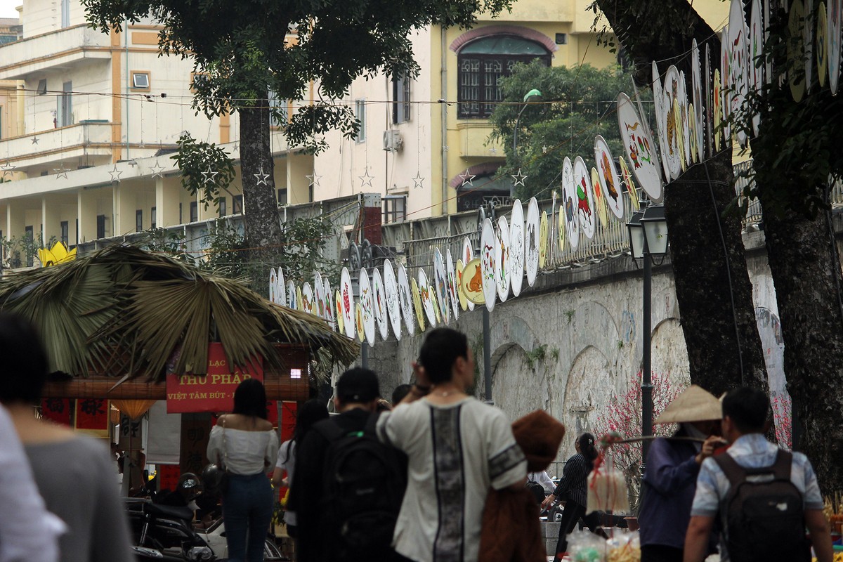 Nguoi Ha Noi dien ao dai, khoe dang tren pho bich hoa Phung Hung-Hinh-3