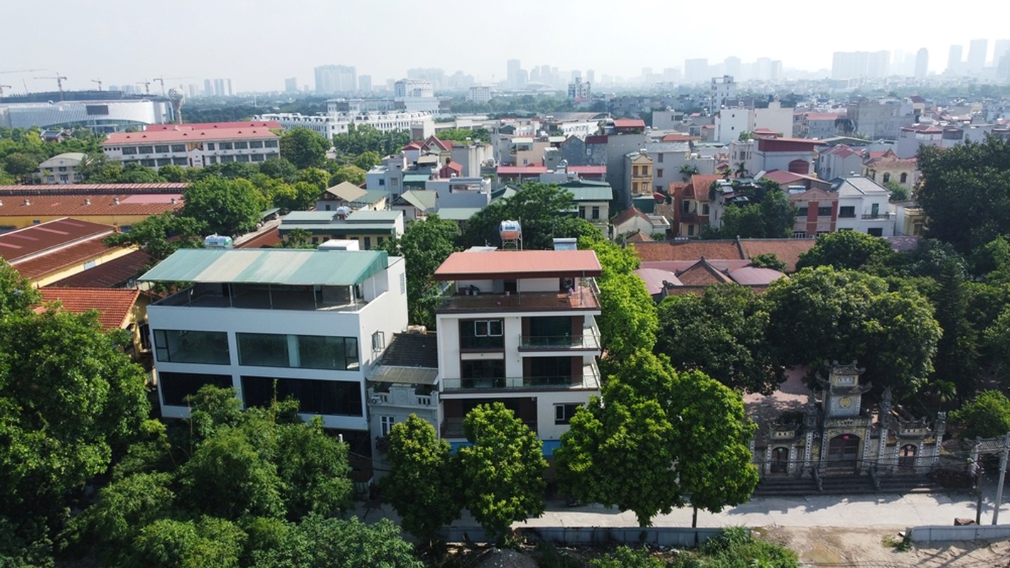 View - 	Hiện trạng nhà cửa lấn chiếm đất chùa cổ Linh Thông sau 