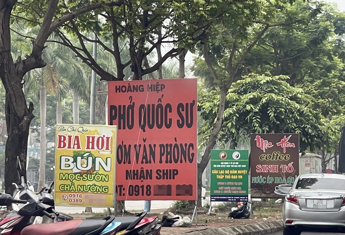 Ha Noi: Nhuc nhoi “nan” lan chiem via he duong Le Trong Tan de kinh doanh-Hinh-10