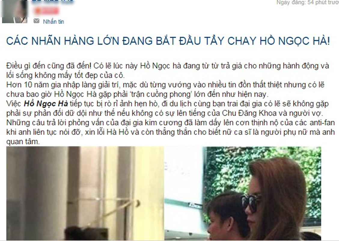 A Day Roi: Ho Ngoc Ha bi cac nhan hang 