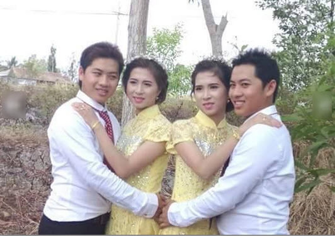 Chi em sinh doi cuoi anh em sinh doi cung ngay o Ca Mau-Hinh-2