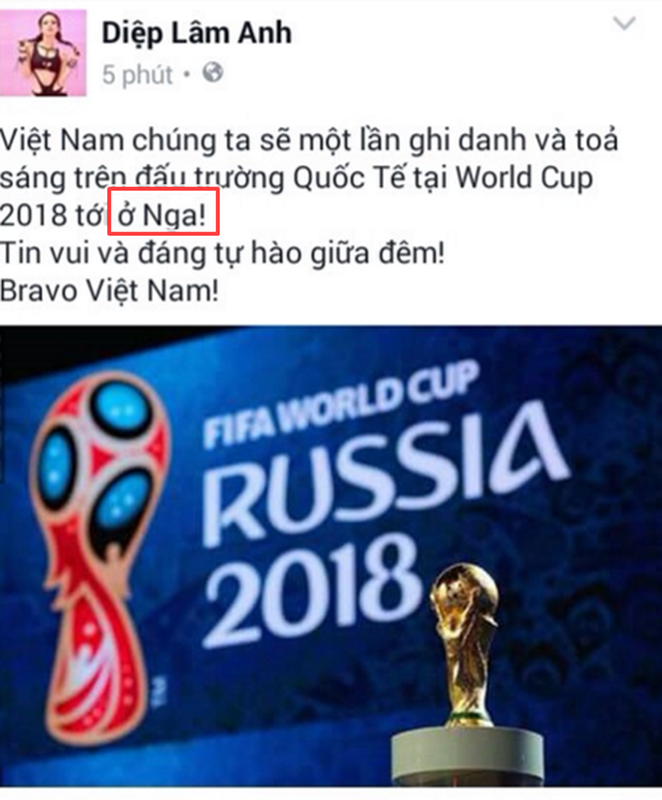 Diep Lam Anh tran tinh sau su co chuc nham U19 Viet Nam