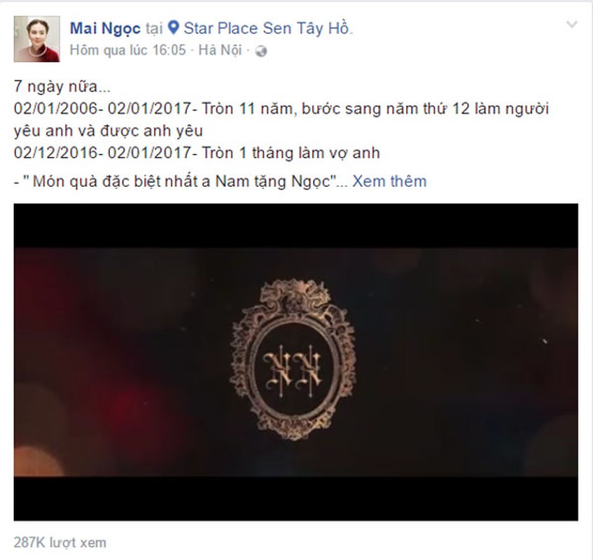 Nguong mo MC Mai Ngoc vi tinh yeu, cuoc song vien man-Hinh-2