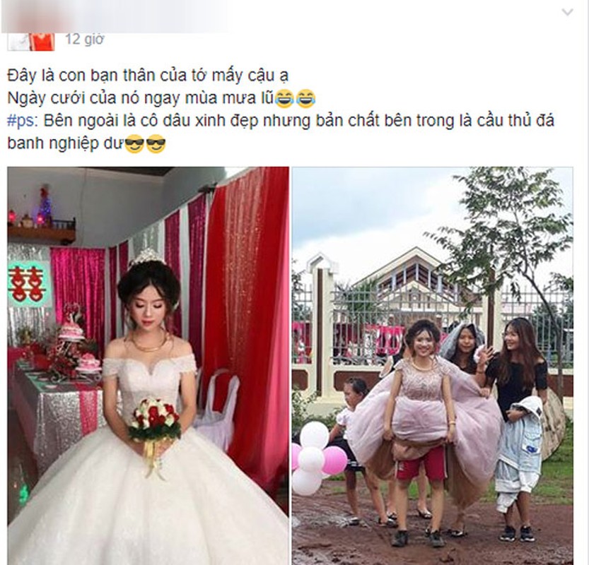 Co dau mac quan dui bi bom loi bun, doi mua ngay cuoi