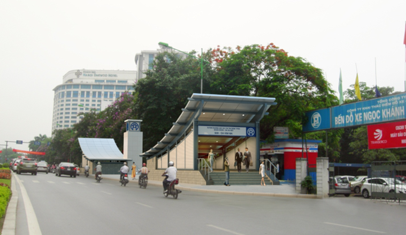 Do hoa phoi canh nha ga tuyen Metro ty do o Ha Noi-Hinh-11