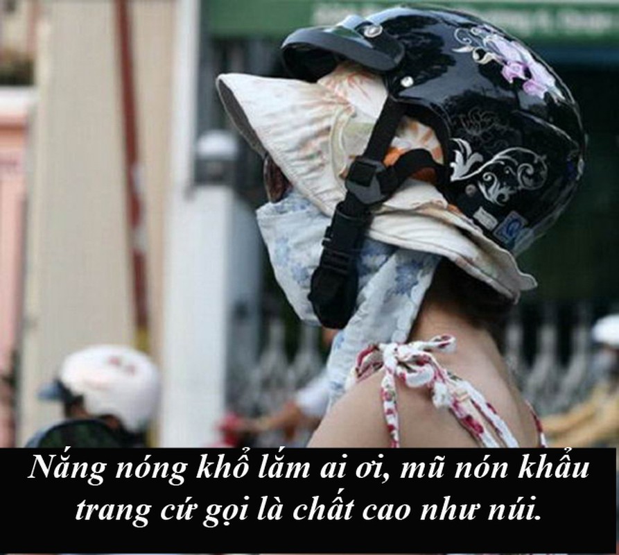 Co gai bit kin mat bang 5 chiec khau trang de chong nang-Hinh-10