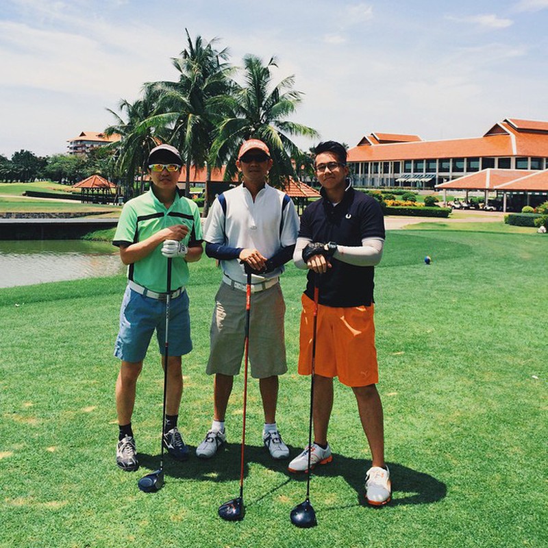 Matt Liu tren san golf chuan nam than khien Huong Giang dieu dung-Hinh-7