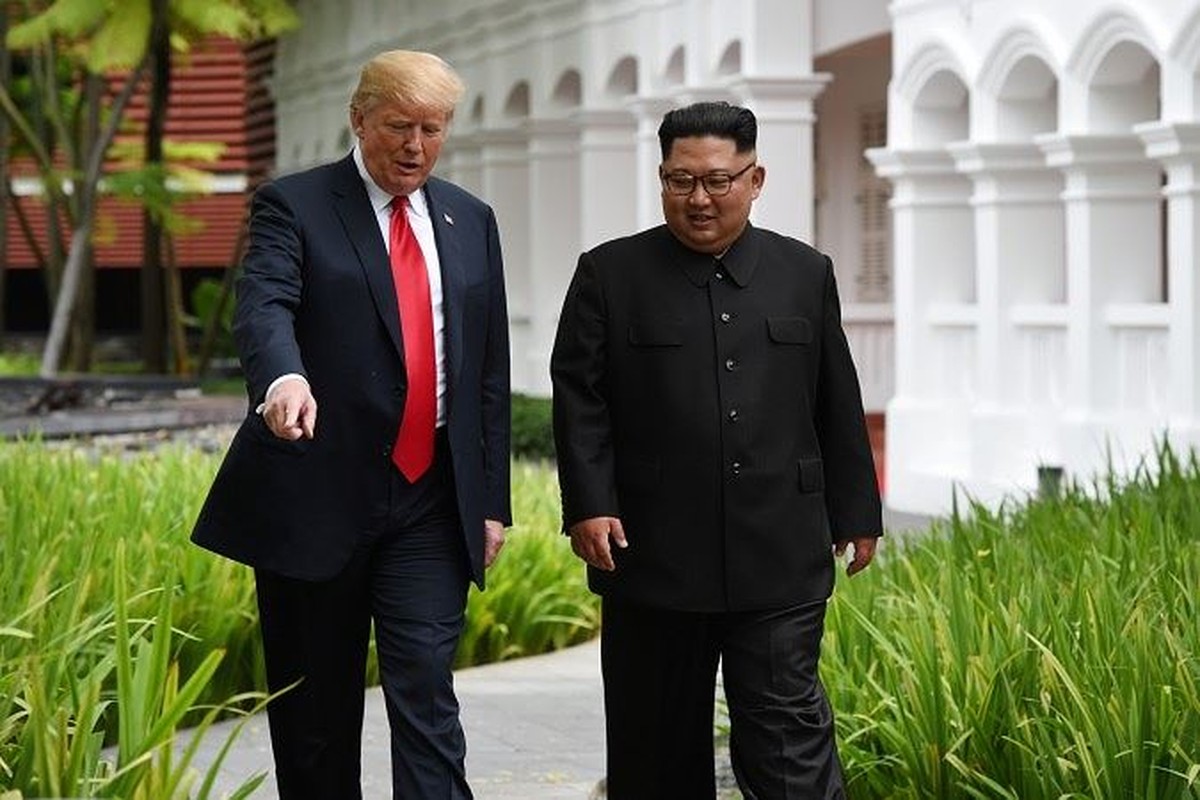 Ben trong khach san tung to chuc hoi dam Trump - Kim tai Singapore