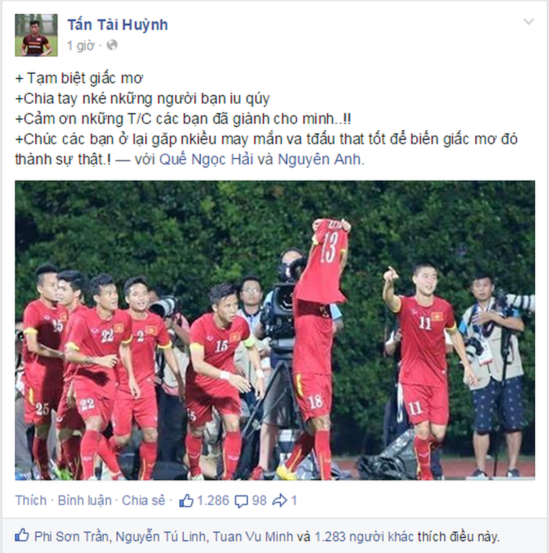 Tam su dam le cua Tan Tai khi roi SEA Games 28