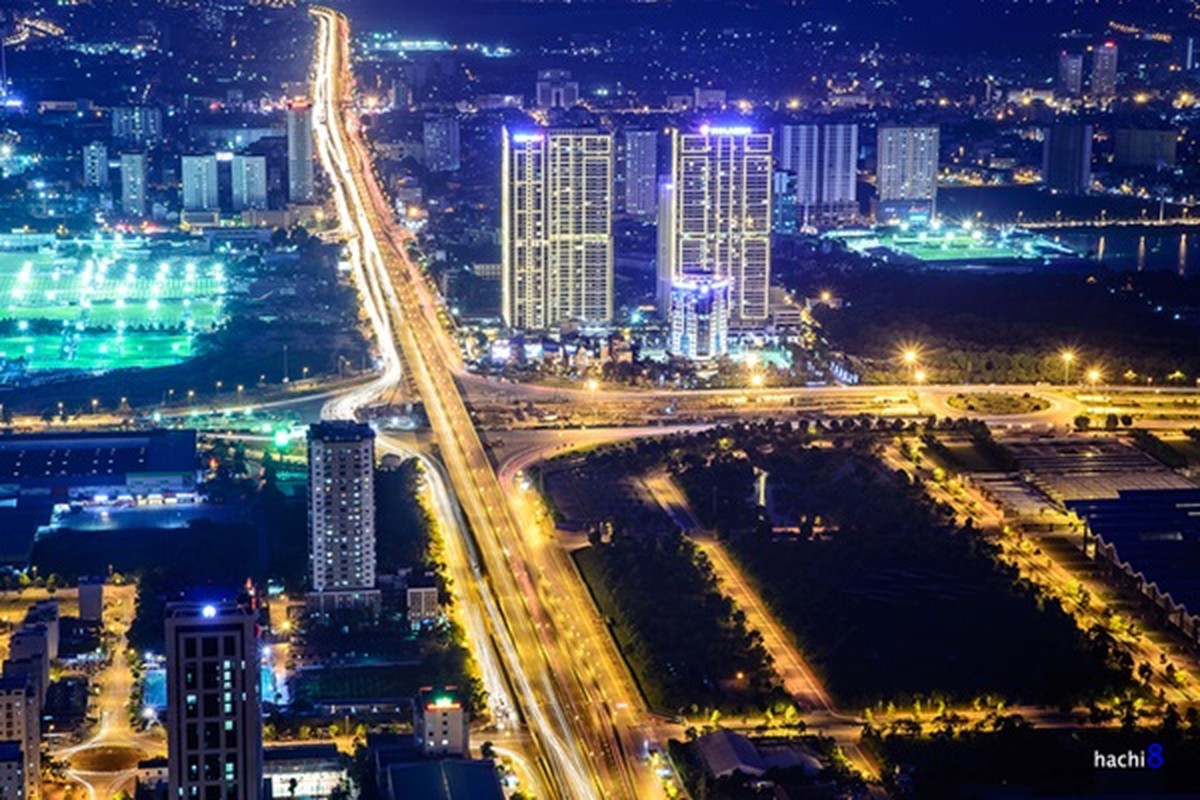 Ngam Ha Noi goc nhin tren cao cua nhiep anh gia 8X