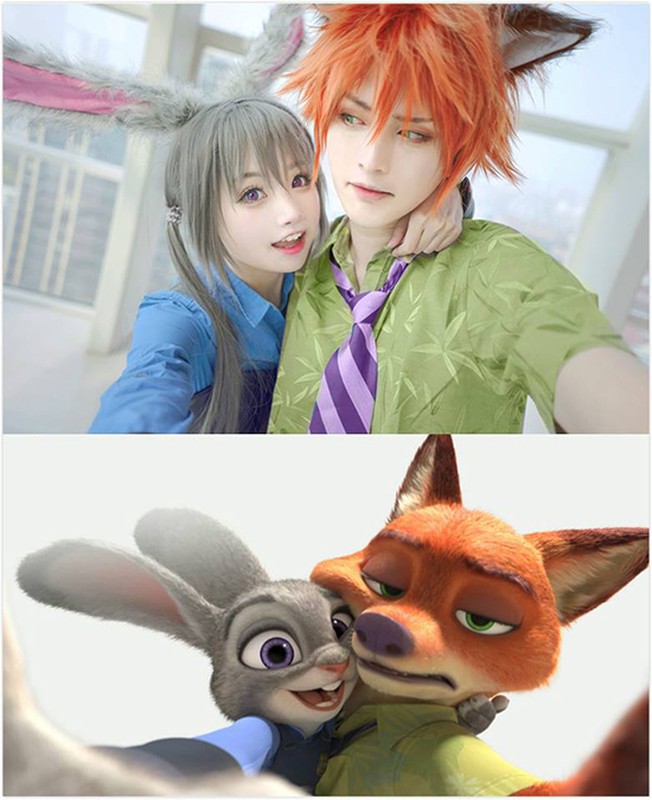 Bo anh cosplay phim hoat hinh Zootopia chuan tung xang-ti-met