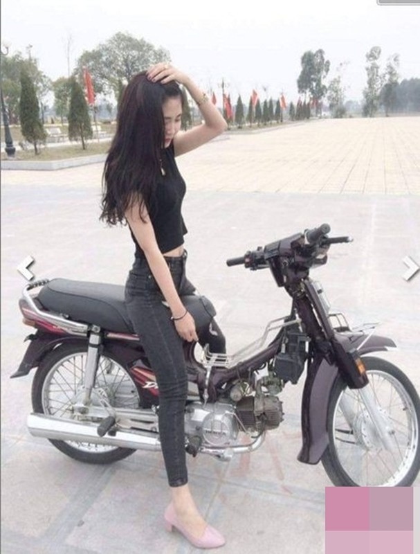 Dan gai xinh voi tinh yeu xe Dream huyen thoai-Hinh-10