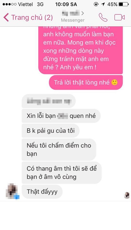 Cai ket dang tu thu thach nhan tin to tinh ban than